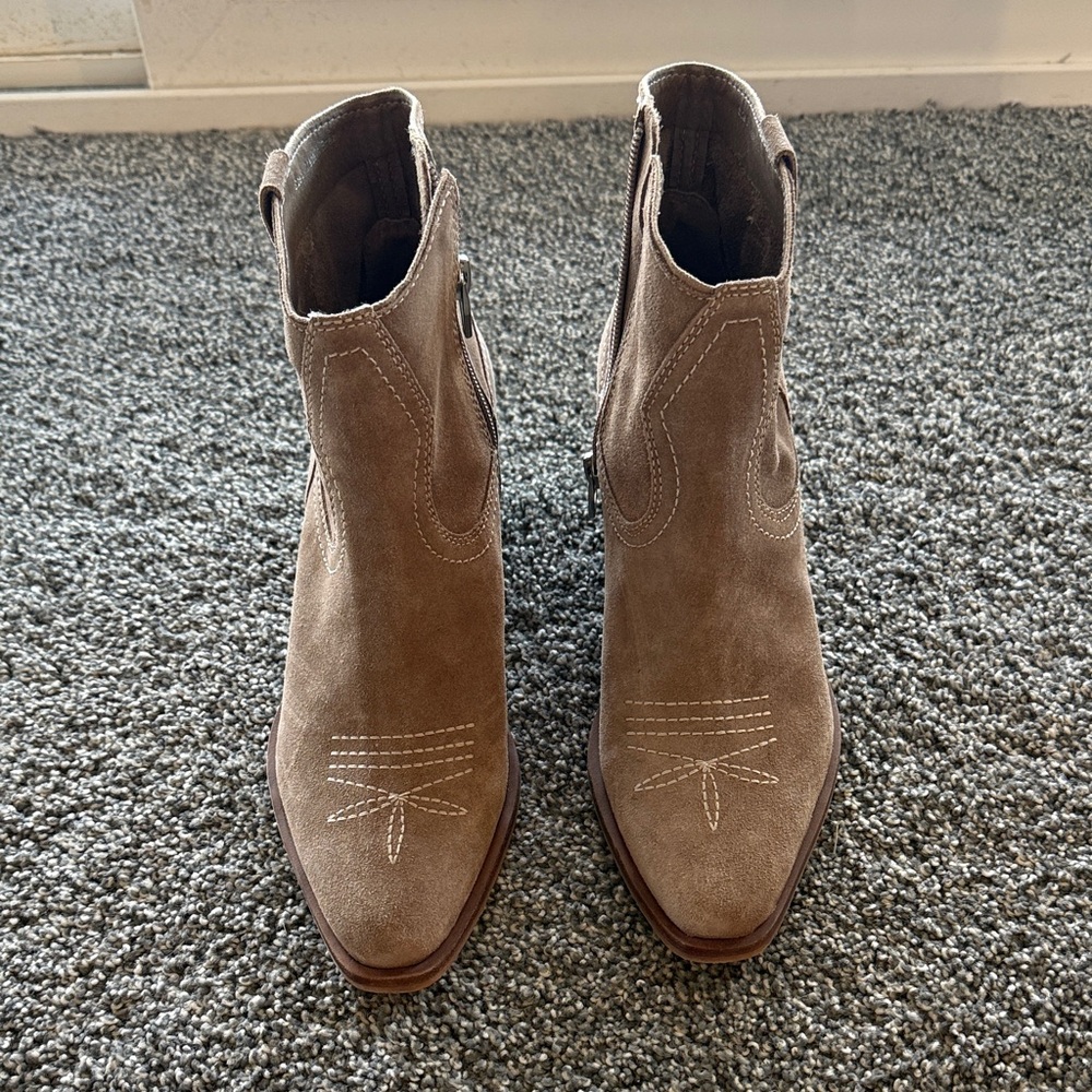 Dolce Vita Tan Ankle Boots